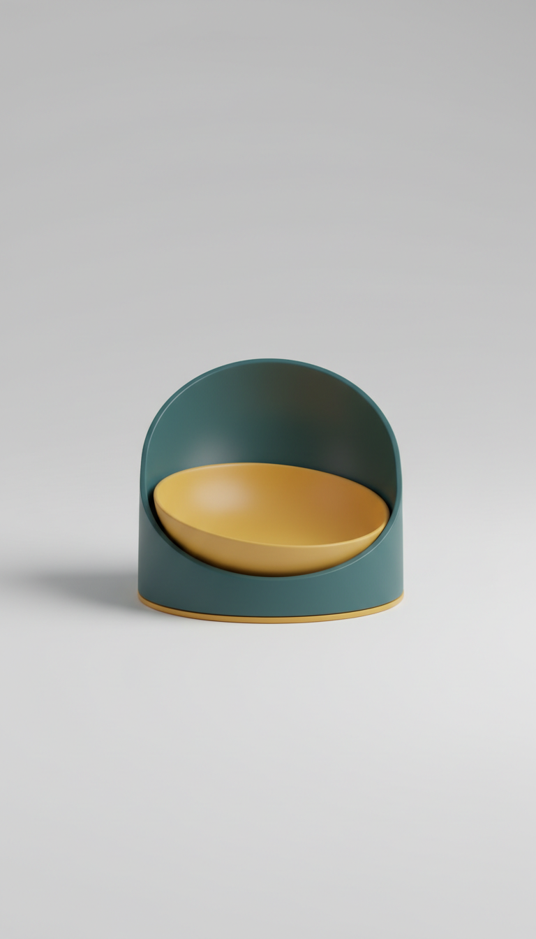 Ergonomic Feeder Bowl With Anti-Skid Base